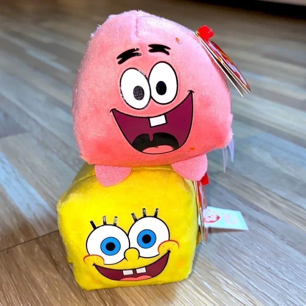 SpongeBob SquarePants Patrick Star TY teeny beanies plush Nickelodeon cartoon - Picture 1 of 11